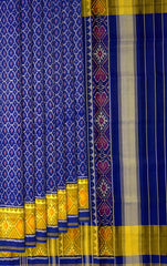 Navy Blue Daliyabhat Patola Saree