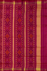 Red Pink Pan Chanda Patola Saree