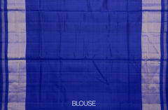 Royal Blue Spaced Hathi Popat Patola Saree