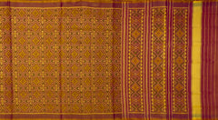 Mustard Yellow Panchanda Patola Saree