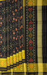 Black Navratna Patola Saree