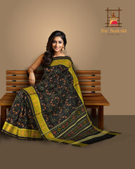 Black Navratna Patola Saree