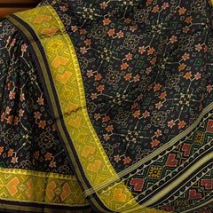 Black Navratna Patola Saree