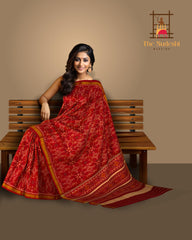 Red Navratna Patola Saree
