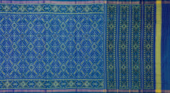 Green Blue Manekchowk Patola Saree