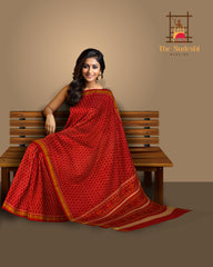 Red Daliyabhat Patola Saree