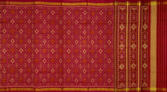 Maroon Pan Chanda Patola Saree