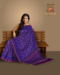 Jamun Color Chanda Bhat Patola Saree
