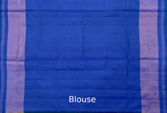 Ramagreen Blue Daliyabhat Border Single Ikat Rajkot Patola Saree