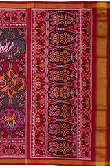 Multi Color Single Ikat Semi Patan Patola Saree
