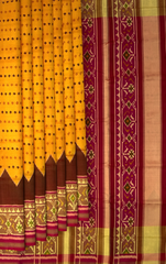 Pink Single Ikat Rajkot Patola Saree