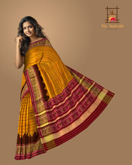 Pink Single Ikat Rajkot Patola Saree