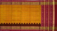 Pink Single Ikat Rajkot Patola Saree