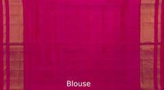 Pink Red Single Ikat Rajkot Patola Saree with Dual Tone