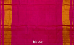 Pink Manekchowk Border Pallu Chelari Single Ikat Rajkot Patola Saree