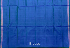 Green Blue Buttonphool Border Pallu Ghughro (LP) Single Ikat Rajkot Patola Saree
