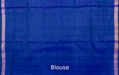 Green Blue Daliyabhat Border Pallu Ghughro (LP) Single Ikat Rajkot Patola Saree