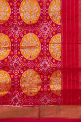 Red Navaratna Special Pochampalli Saree