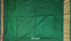 Grey and Bottle Green Narikunju Pochampalli Saree