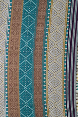 Violet Eri Saree from Assam with Lavender Border and Blue Pallu