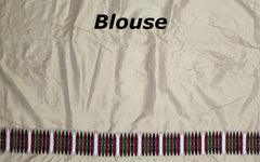 Yellowish Green Mulberry Saree from Assam with Multicolor Border and Maroon Pallu