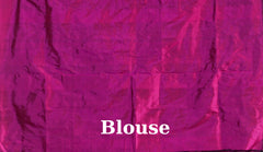 White Modal-Eri Silk Saree with Orange Border