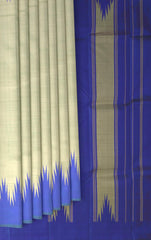 Elaichi Green Arani Temple Br Saree with Thalamboo/Temple Border