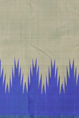 Elaichi Green Arani Temple Br Saree with Thalamboo/Temple Border