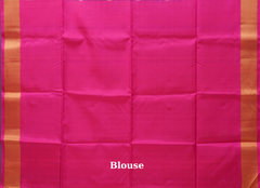 Light Purple Soft Silk Saree with Pink Ikat Body Design