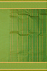 Lime Green Kanchipuram Pure Zari and Handloom Saree with Lime Green Border