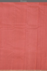 Maroon Kanchipuram Silk Saree with Checks Borderless saree body with Contrast border and Grand Maroon Pallu with Peacocks, Elephant and Rudraksham Checks