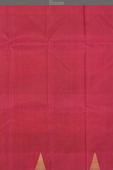 Multi color checks Kanchipuram Silk Saree with Checks on the body with Grand Tissue Pallu