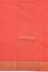 Orange and Pink Kanchipuram Silk Saree with Podi Kattam on the body with Pink contrast border and Pink pallu with mayil kan border with seer mundhi