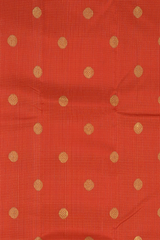 Checkered Radiance in Red with Self Borders Pure Silk Saree