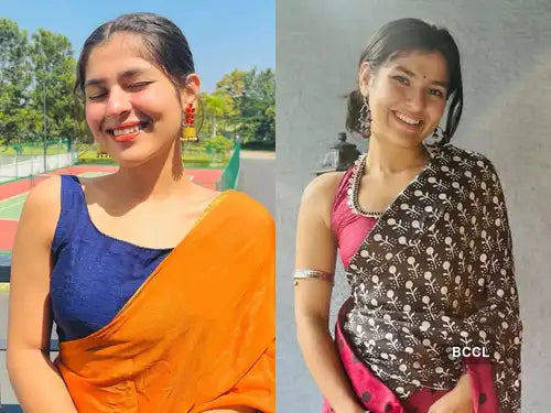In Banaras, Nidhi Bhanushali Stuns in a Graceful Lal Paar Saree