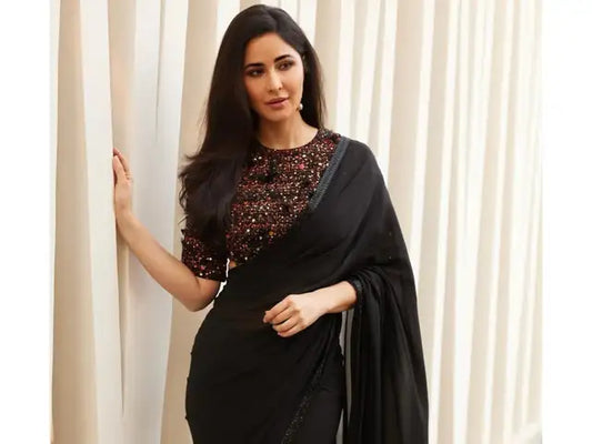 Bollywood Beauties Who Slayed in Black Sarees: 7 Glamorous Looks from Janhvi Kapoor to Kriti Sanon That Redefine Elegance