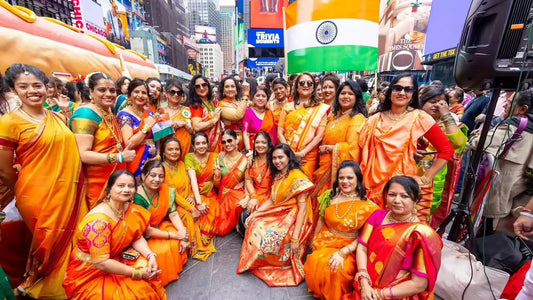 NYC’s Times Square Becomes a Saree Wonderland in a Tribute to Tradition and Empowerment
