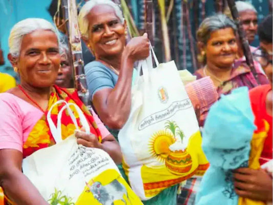 Tamil Nadu’s Pongal 2026 Festive Gift: Free Saree and Veshti for Ration Card Families
