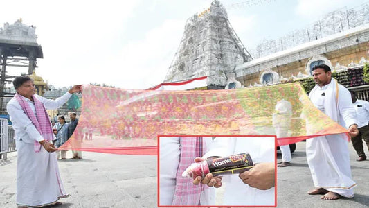 Artisan Creates Tiny Saree as Sacred Offering to Lord Balaji