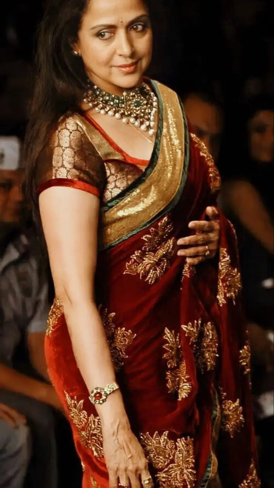 10 Elegant Sarees from Hema Malini’s Wardrobe to Add to Your Collection