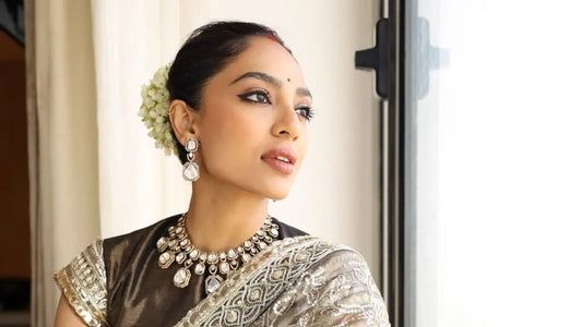 Sobhita Dhulipala Dazzles in an Olive Tissue Saree by Manish Malhotra at WAVES 2025