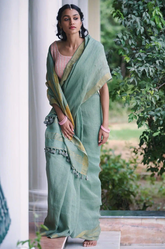 Konkona Sen Sharma Shows Us Why Pastel Sarees Are Perfect for Summer