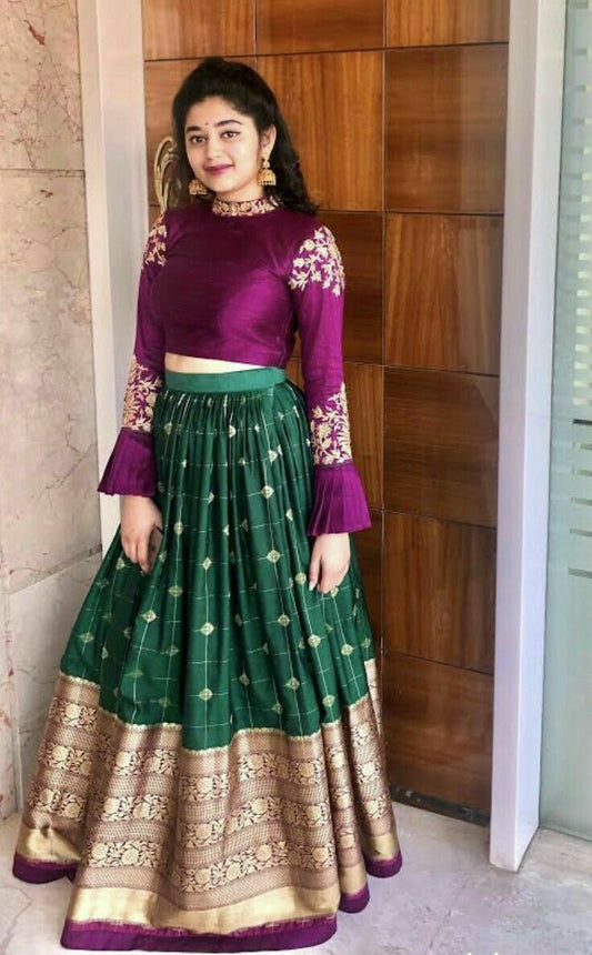 Transforming an Old Saree into a Gorgeous Traditional Skirt