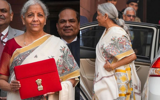 Nirmala Sitharaman's Budget Day Saree Honors Madhubani Art