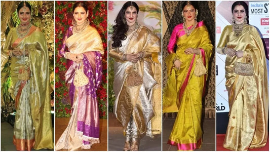 4 Latest Kanjivaram Sarees Inspired by Iconic Film Actresses