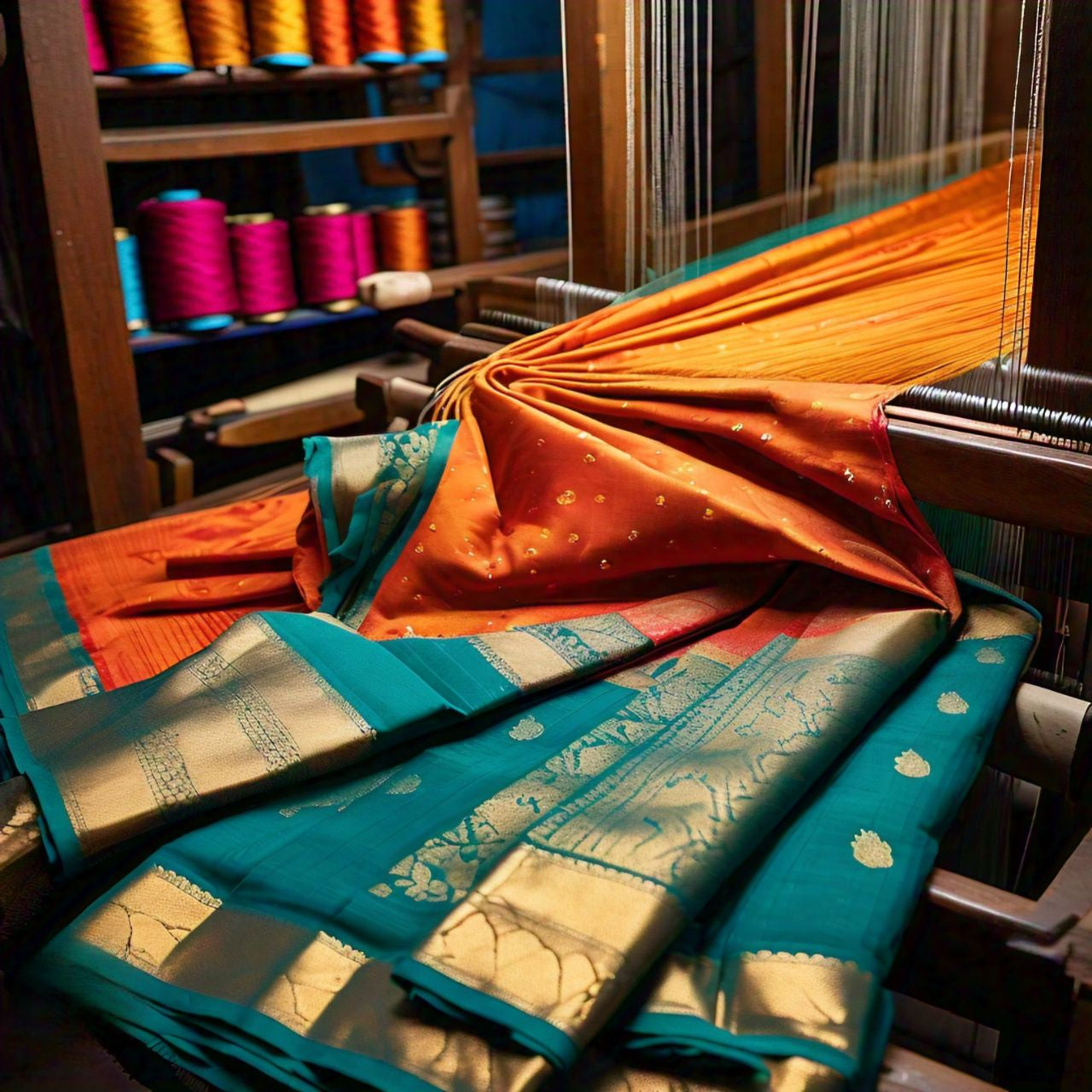 The Journey of Kanjivaram Silk Sarees from Loom to Retailer – THE ...