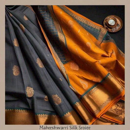 Subtle Sophistication: Flaunting the Minimalistic Charm of Maheshwari Silk Sarees for Corporate Galas