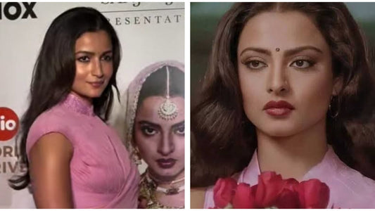 Alia Bhatt Channels Rekha’s Iconic Saree Look from Silsila