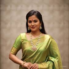 Sonali Bendre Radiates Timeless Grace in an Olive Green Abu Jani Sandeep Khosla Saree