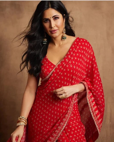 Katrina Kaif Redefines Grace with Her Everlasting Saree Style